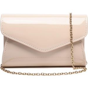 Patent Leather Envelope Clutch